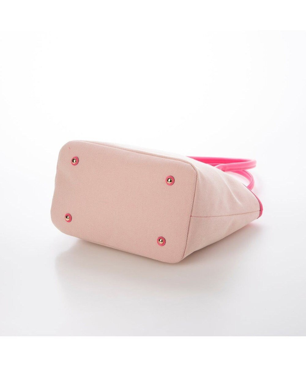 UNBILLION ペルケ perche / キャンバス・蛍光シープレザートートバッグ 