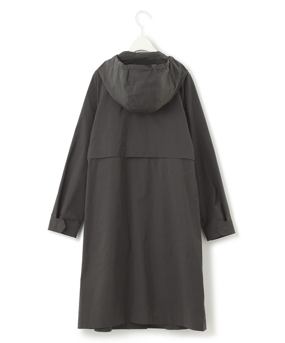 ICB 【撥水加工】 メモリーストレッチタフタ フーデットコート 