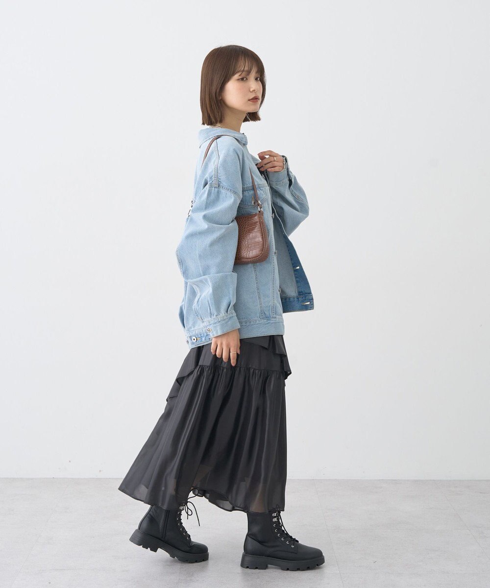 earth music&ecology ビッグデニムジャケット 