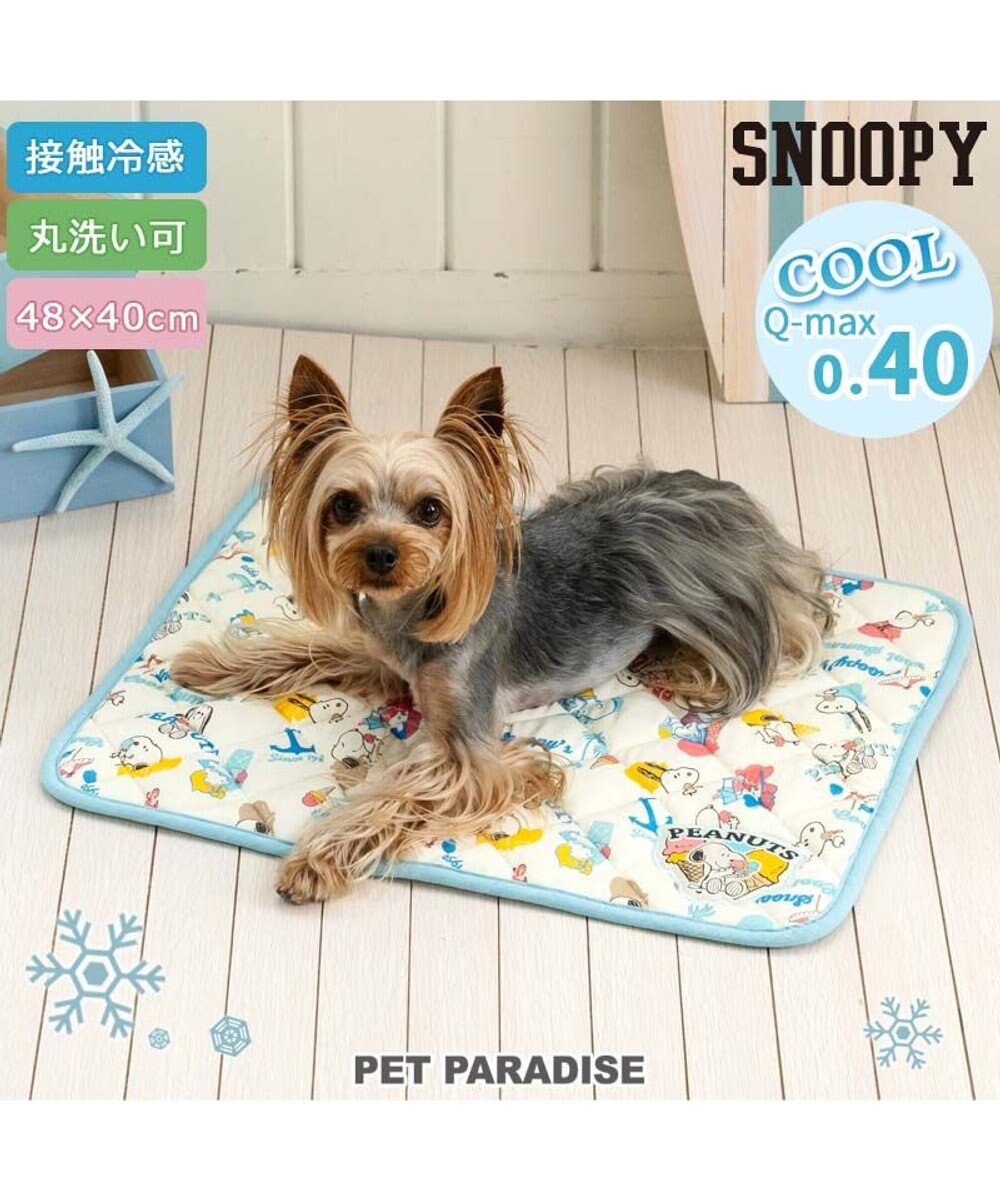 PET PARADISE スヌーピー 冷感柔らかマット 《アイス柄》 S 