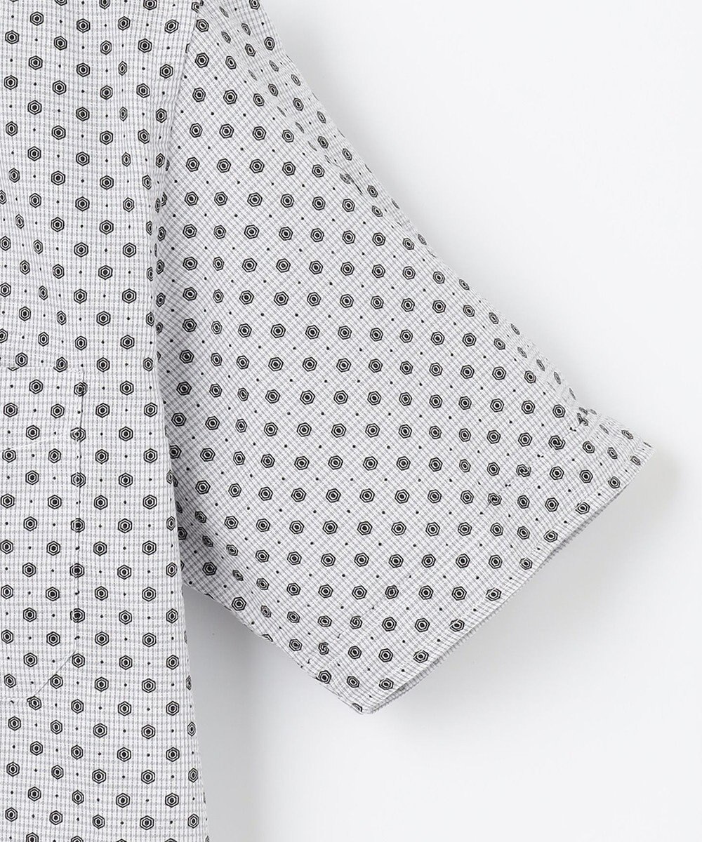 JOSEPH ABBOUD 【イージーケア】小紋プリント 半袖シャツ 