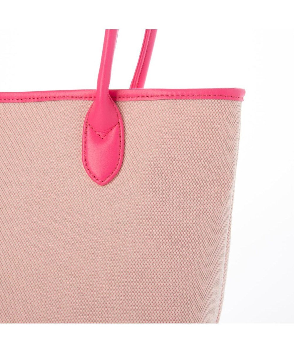 UNBILLION ペルケ perche / キャンバス・蛍光シープレザートートバッグ 