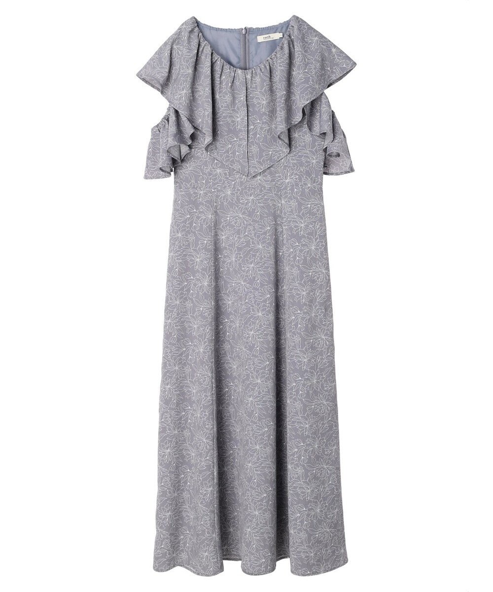 earth music&ecology ２ＷＡＹ　フリルスリーブワンピース 