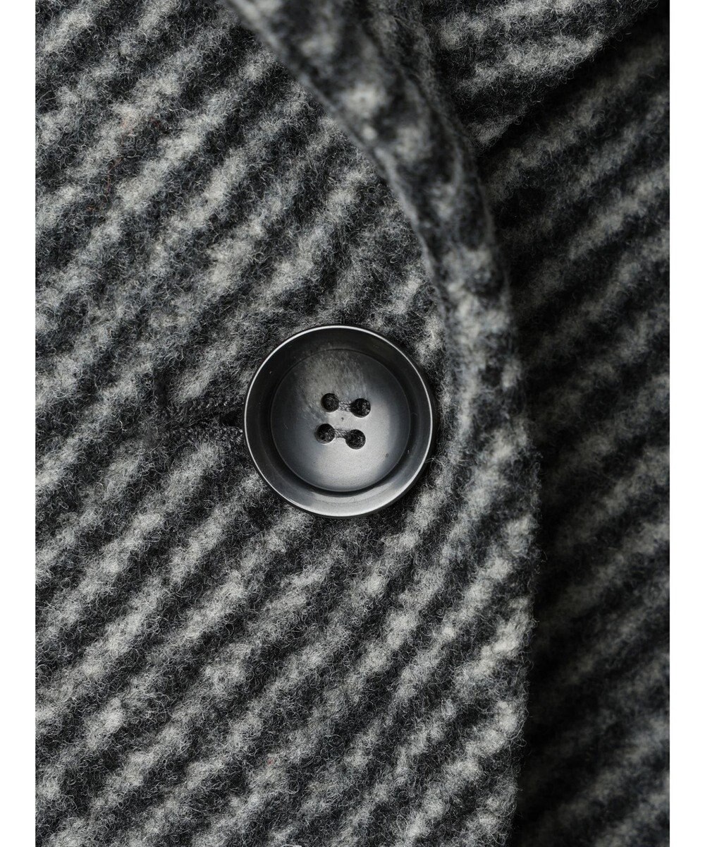 AMERICAN HOLIC ツイードライクコクーンミディコート 