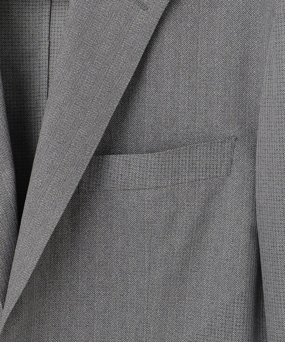 GOTAIRIKU 圧倒的清涼感・８つの夏機能【接触冷感/通気性/軽量/撥水…等】クールドッツ セットアップジャケット_ヘリンボーンプリント（25年モデル） 