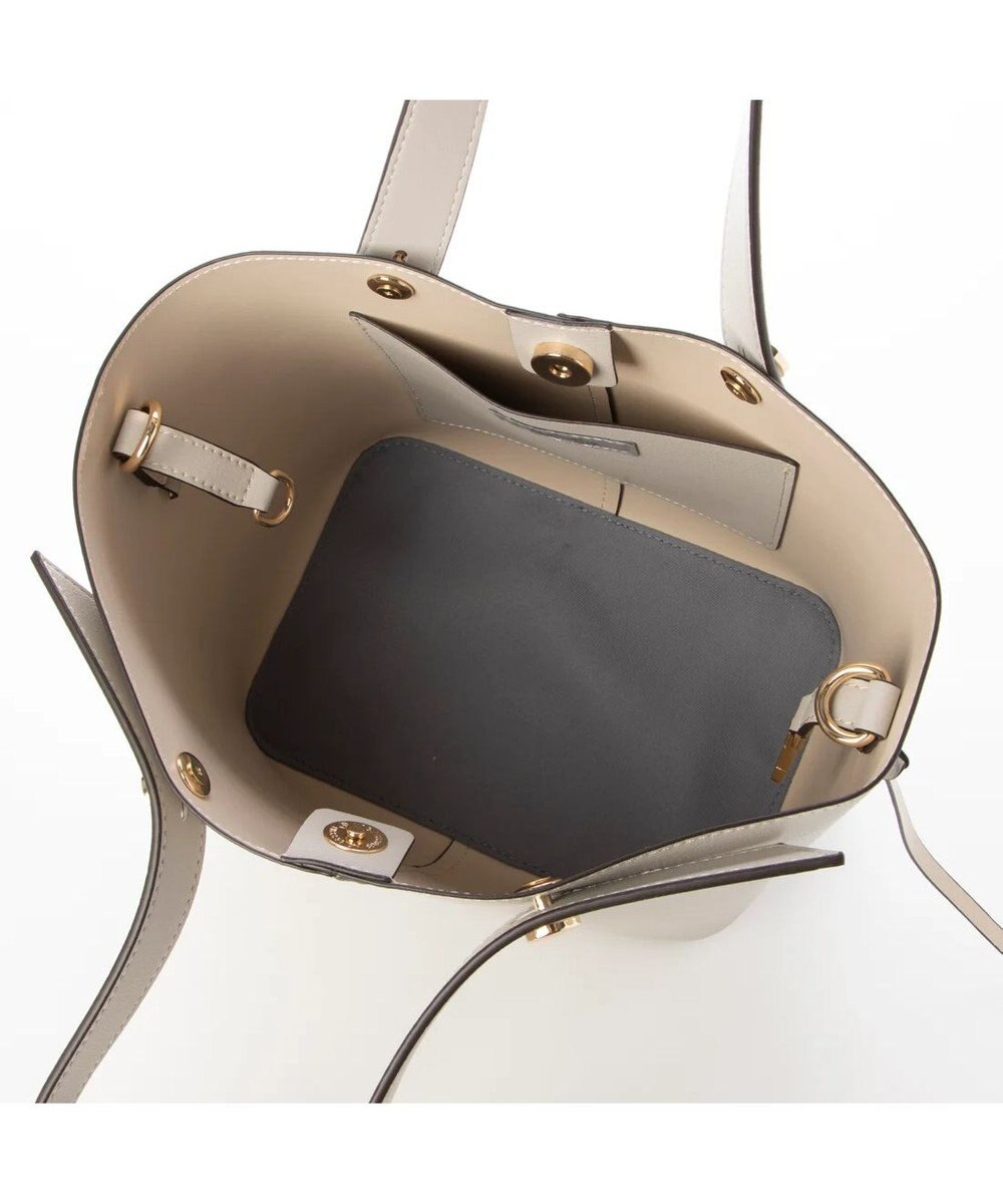 UNBILLION cachecache スタッズポイント両面合皮2wayトートバッグ 