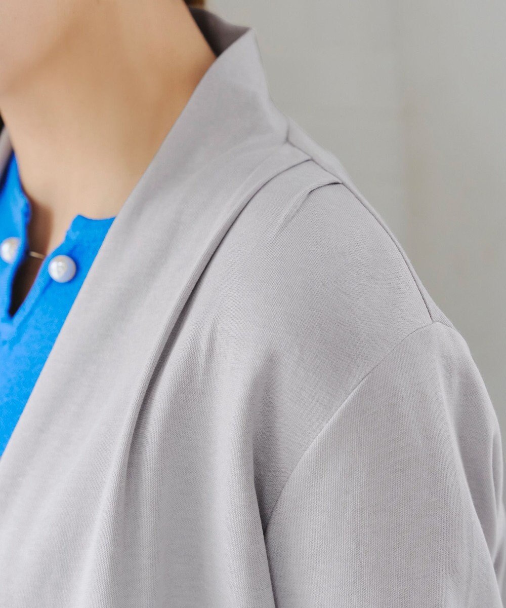 Tiaclasse 【新色追加・UVケア・接触冷感】“やみつき”着ながしロングカットソーカーデ 