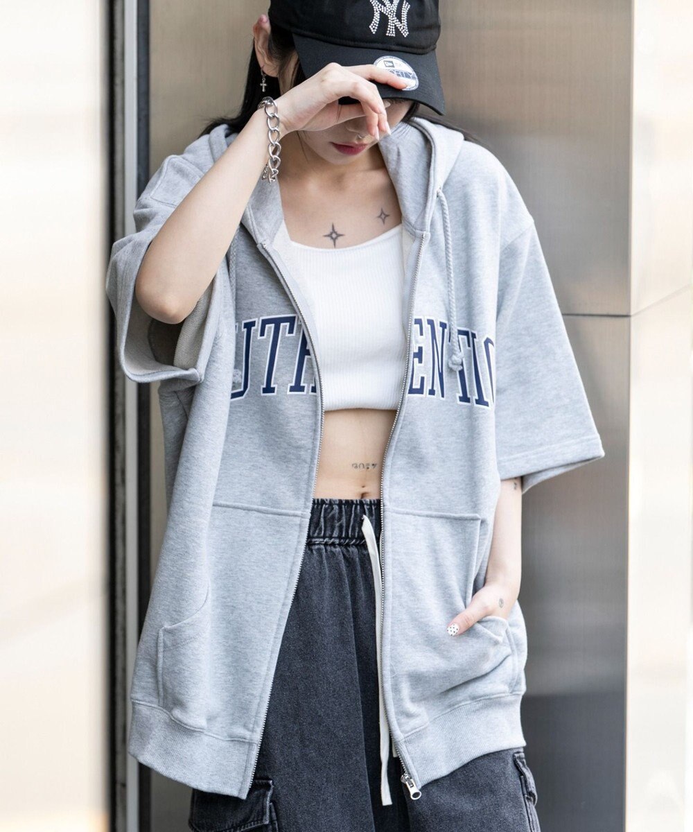 WEGO 【ユニセックス着用ITEM】カレッジロゴジップパーカー（SS） 