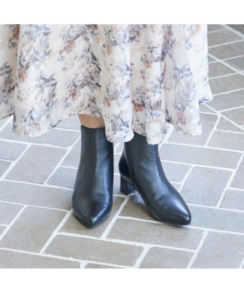 Riz raffinee <Riz raffinee>ポインテッドサイドゴアショートブーツ 