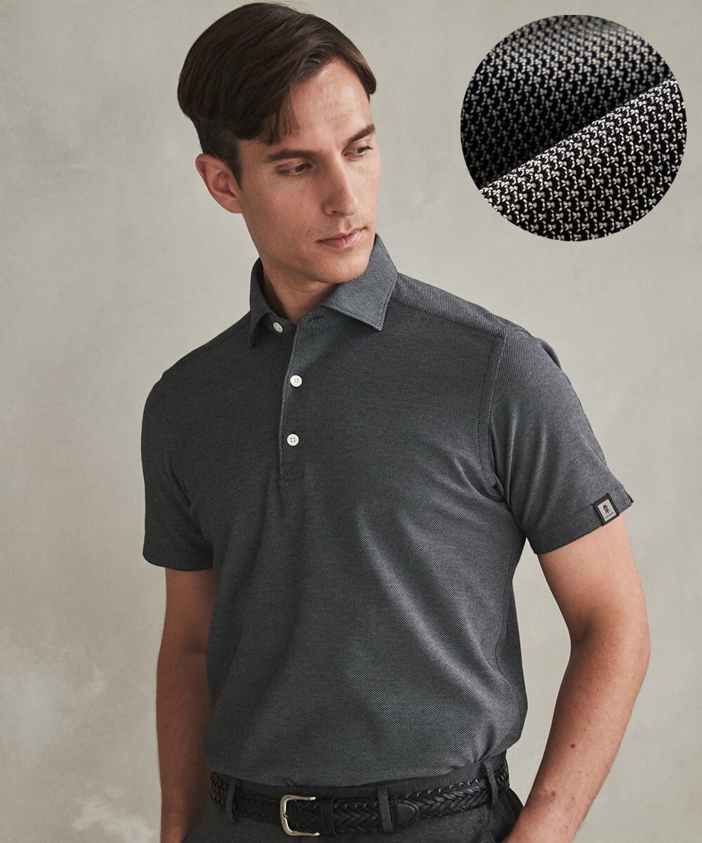 GOTAIRIKU 2年連続売上NO1【仕事で着られる】キレイめ 鹿の子ビズポロシャツ 