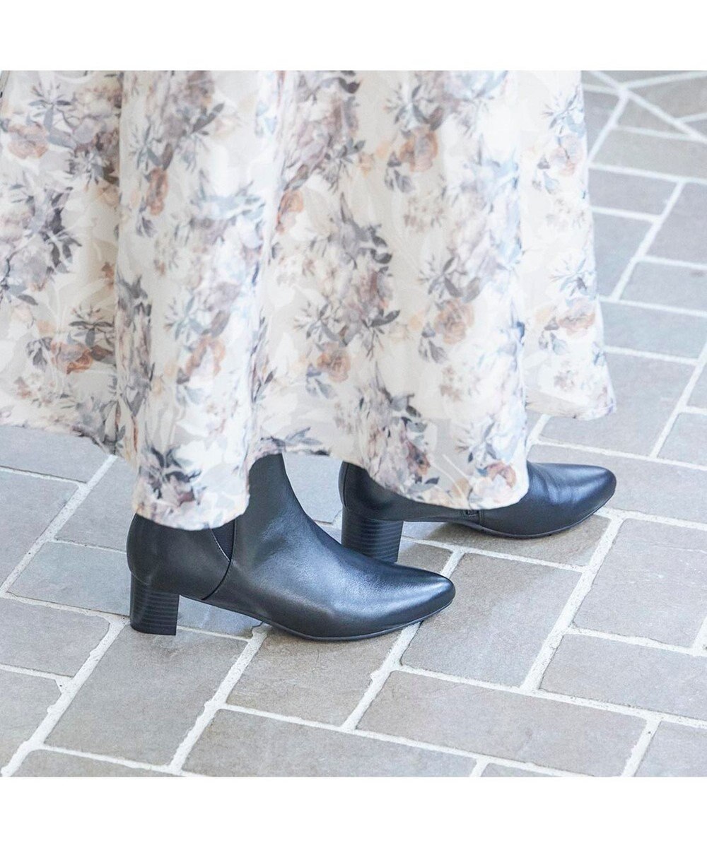 Riz raffinee <Riz raffinee>ポインテッドサイドゴアショートブーツ 