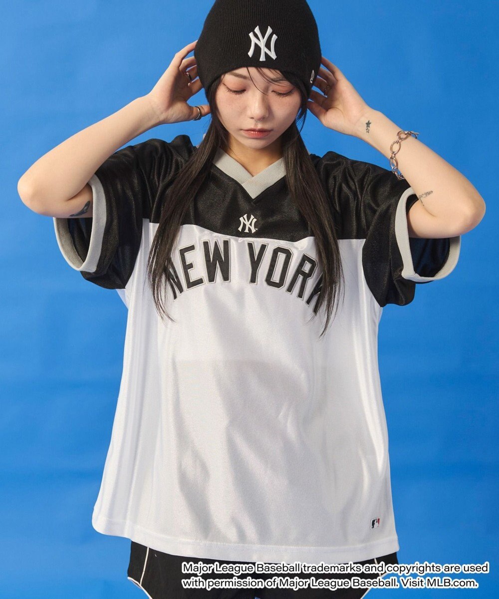 WEGO 【ユニセックス着用ITEM】別注MLBメッシュゲームグラフィックT（SS） 