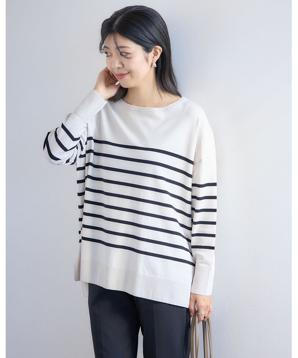 UNFILO マイビューティニット ボートネック 