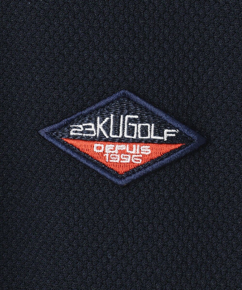 23区GOLF 長く愛せる定番人気！【MEN】【日本製】ハニカムカノコ 長袖ポロシャツ 