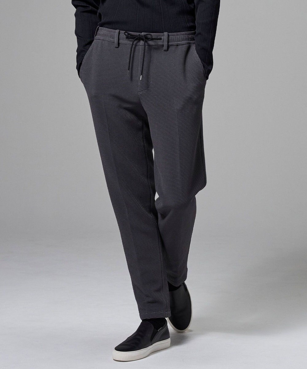JOSEPH HOMME 【オリジナル素材 /ウエストゴム仕様】ライトタックジャージー  ドロスト付テーパードパンツ / PEGG CONVERTIBLE 