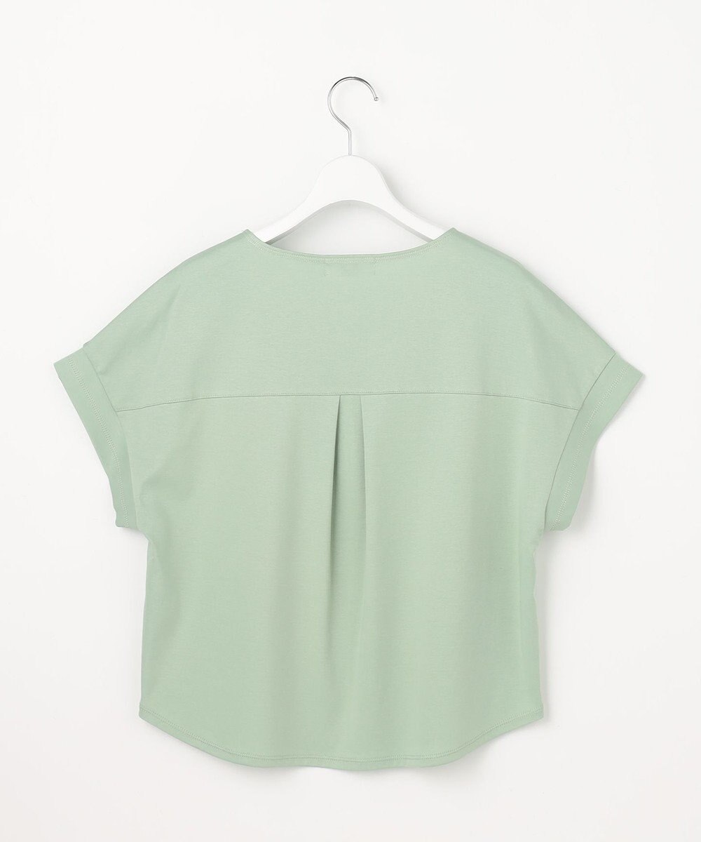 J.PRESS LADIES L 【2WAY】コットンスムース フレンチスリーブ カットソー 