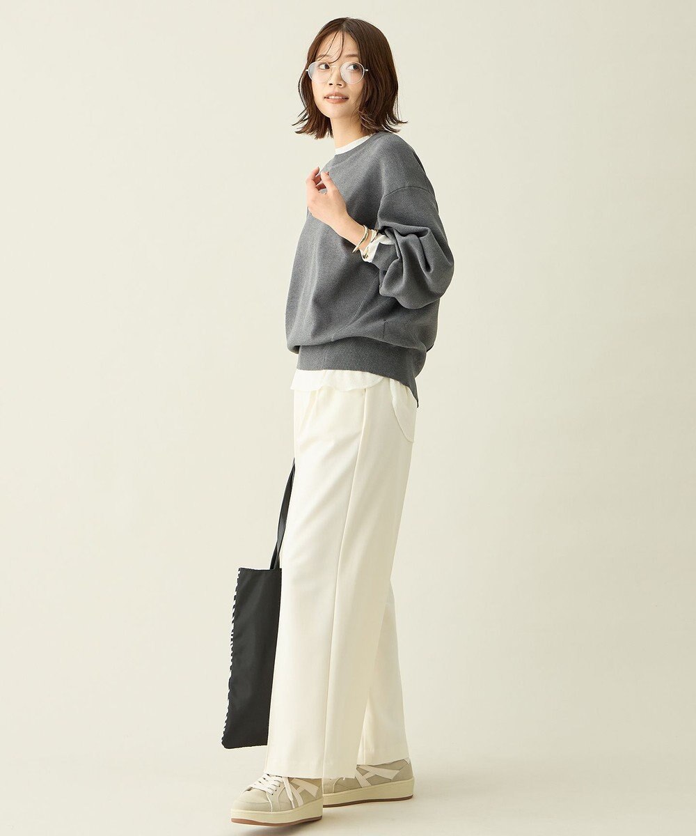 ANY L シアーワッフルロングスリーブTシャツ 