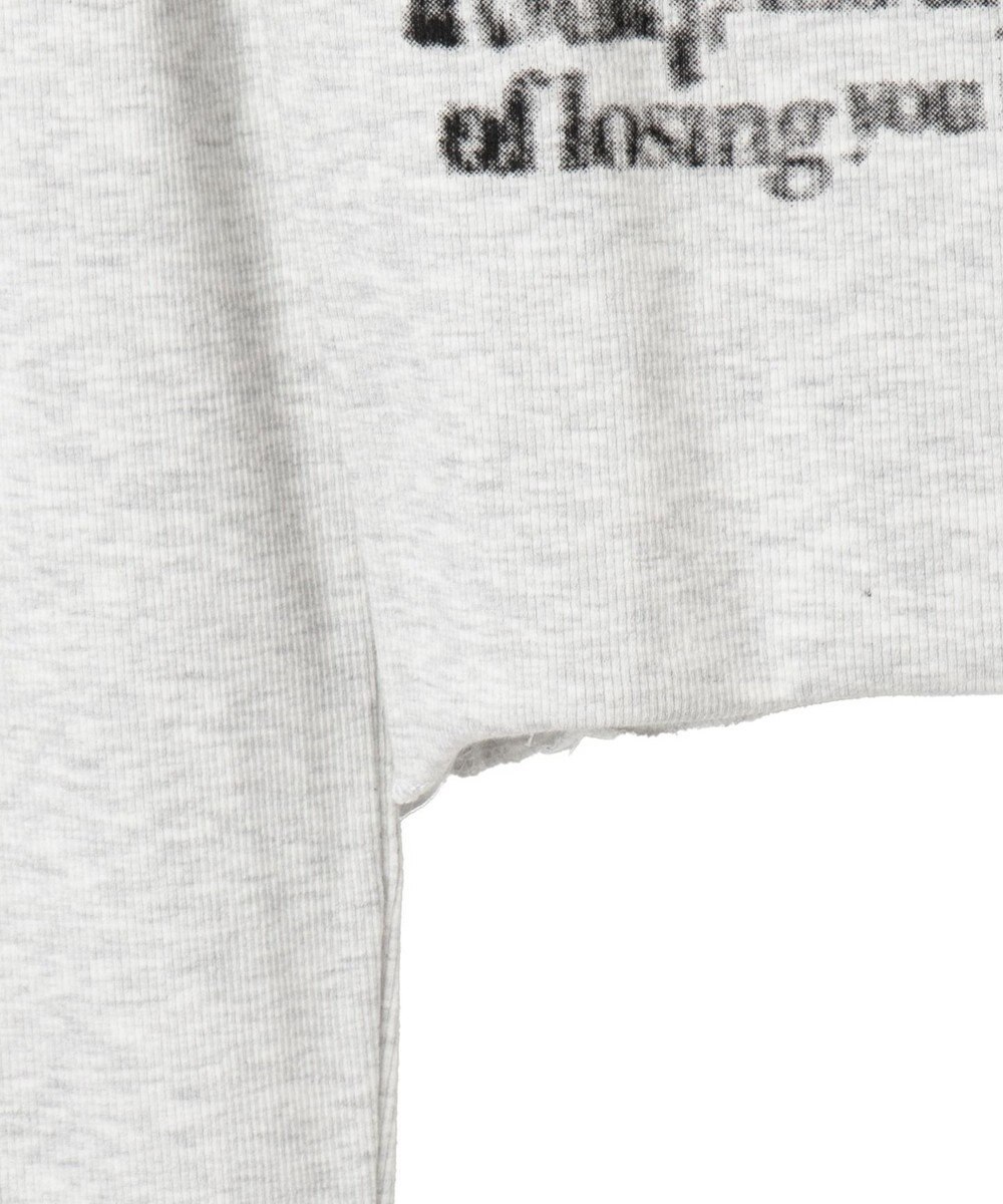 WEGO ヘンリーネックグラフィックピチトップス 