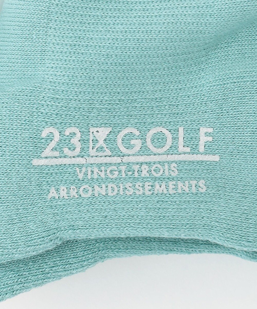 23区GOLF 【WOMEN】配色 17センチ丈 ソックス 