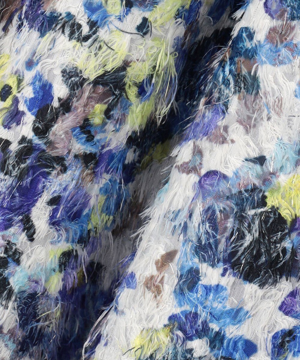 組曲 S ヘアリーフラワープリント スカート 