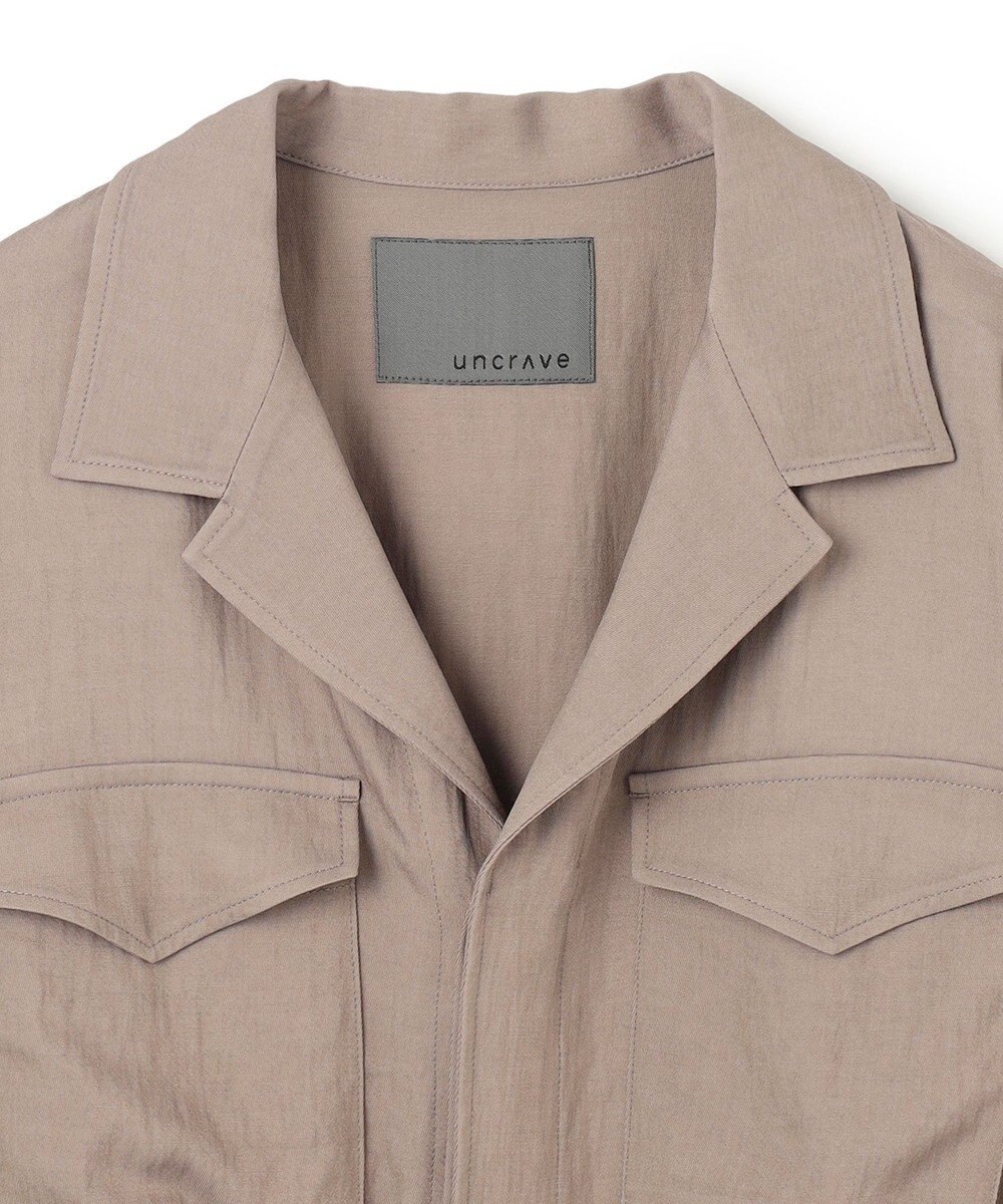 uncrave ドレープツイル ミリタリー ジャケット 