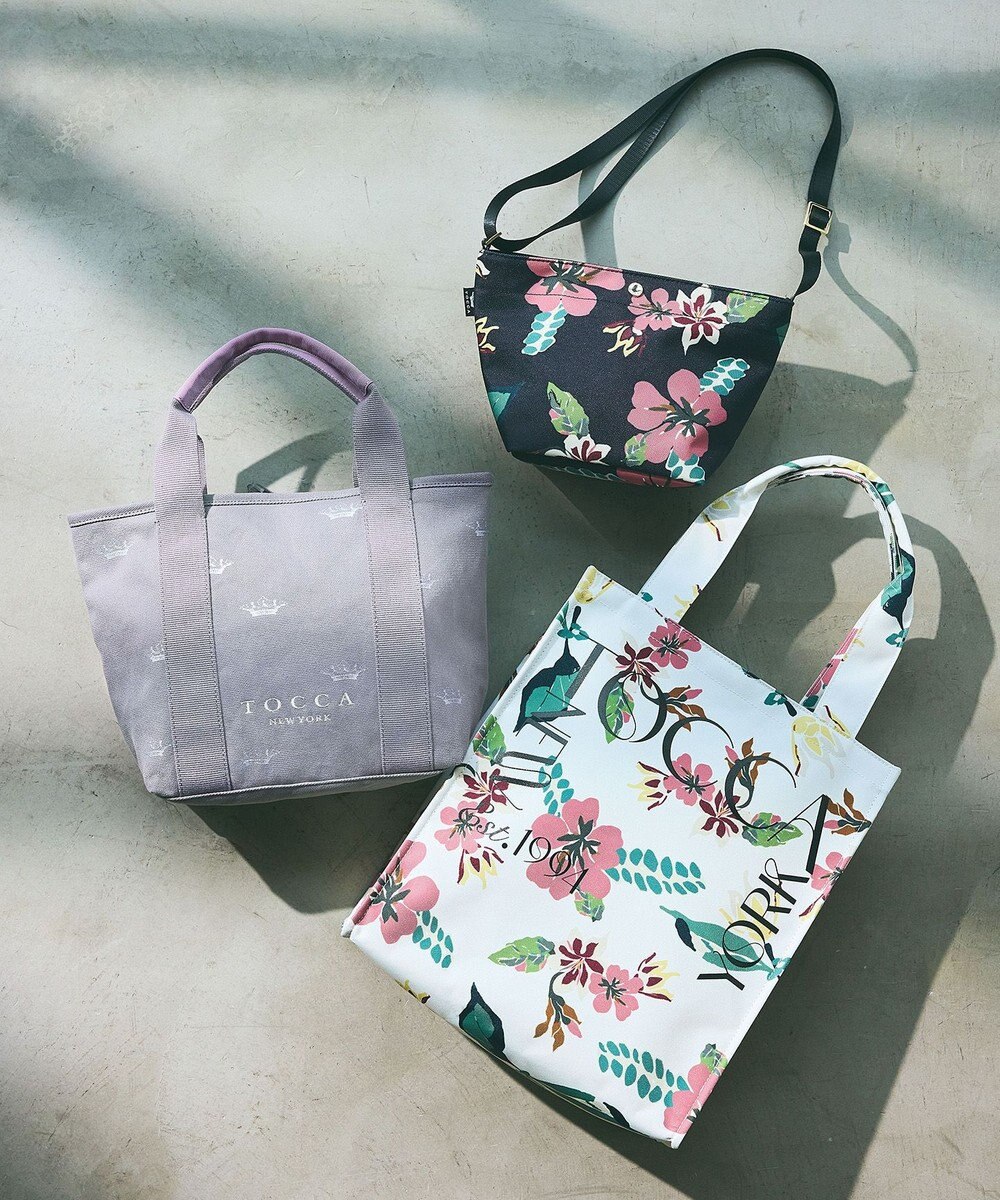 TOCCA 【A4サイズ対応】EXOTIC FLORAL TOTE トートバッグ 