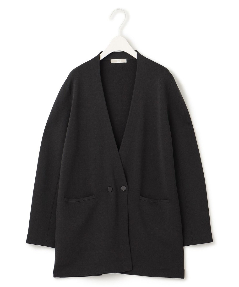 ICB 【洗える】ハイゲージスムース ニットジャケット 