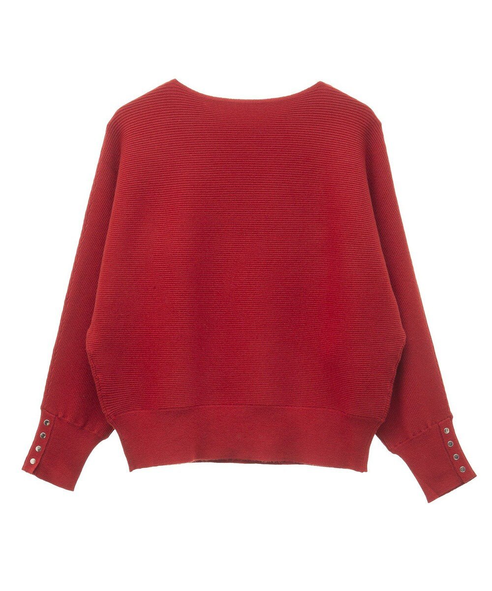 Green Parks もちやわ袖釦ドルマンニットプルオーバー 