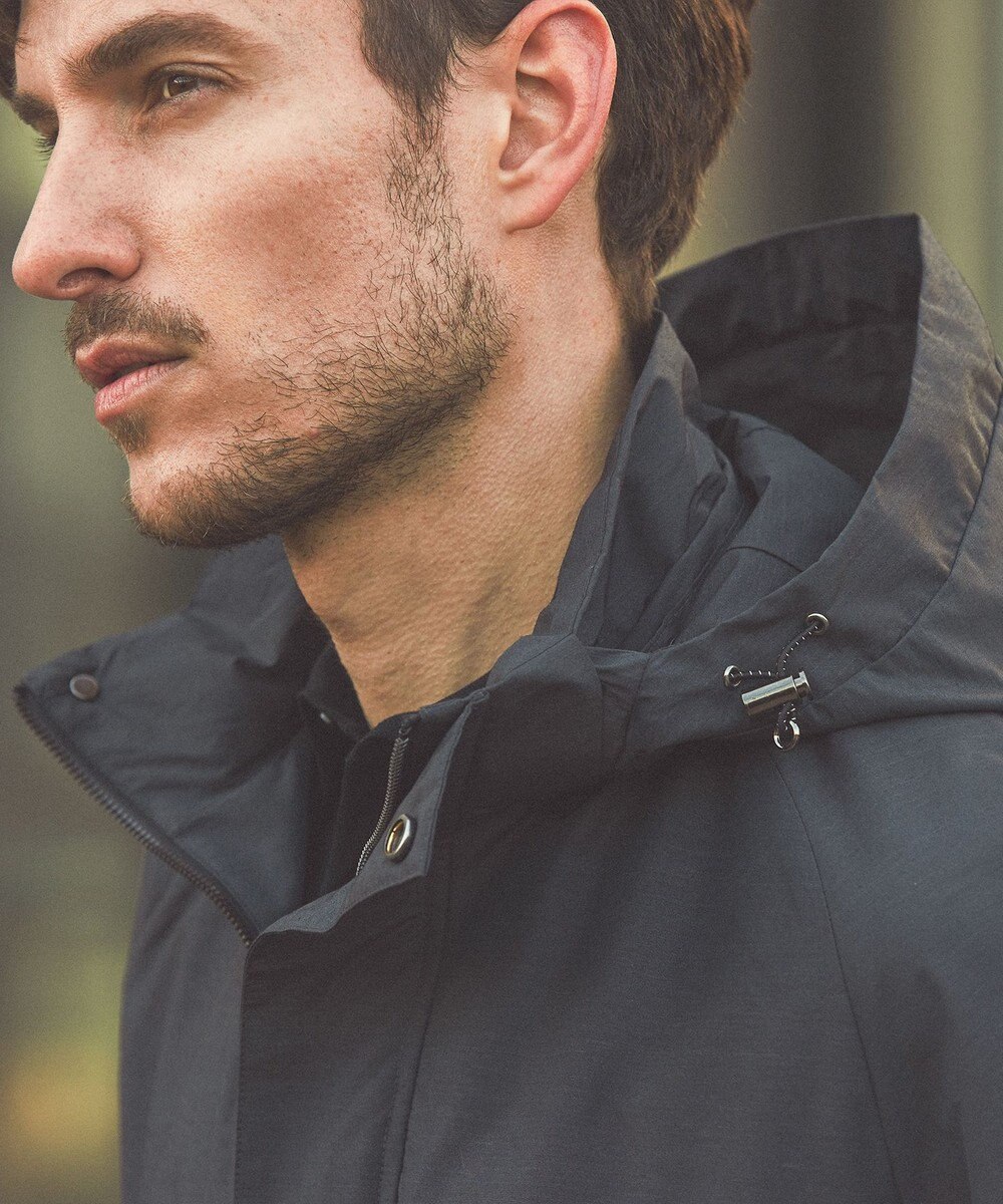 GOTAIRIKU 【ON/OFF兼用】ルミレットウール_スプリングフーデットパーカー 