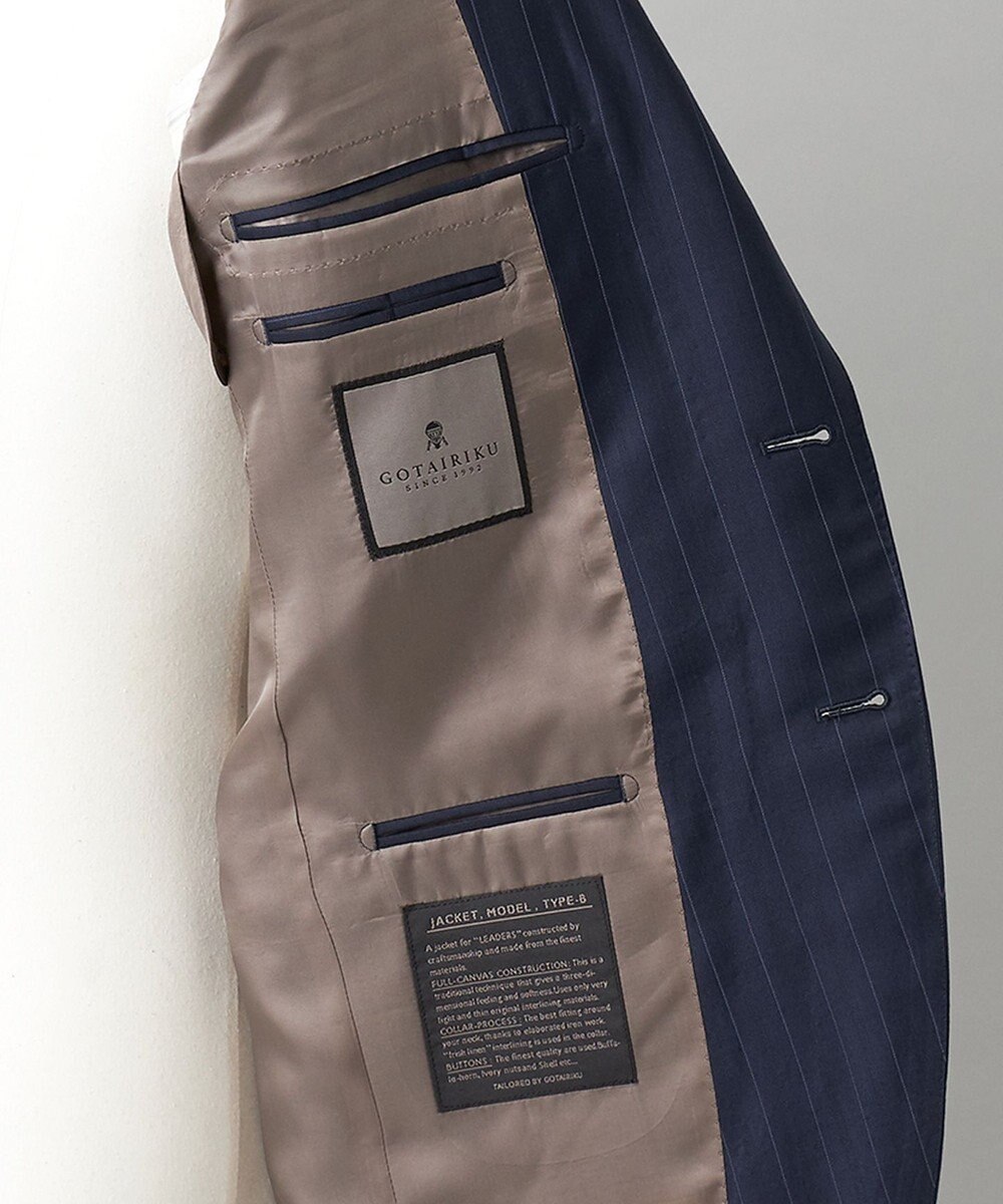 GOTAIRIKU 【ZEGNA/ゼニア】TROFEO/トロフェオ スーツ（ネイビー×ストライプ） 