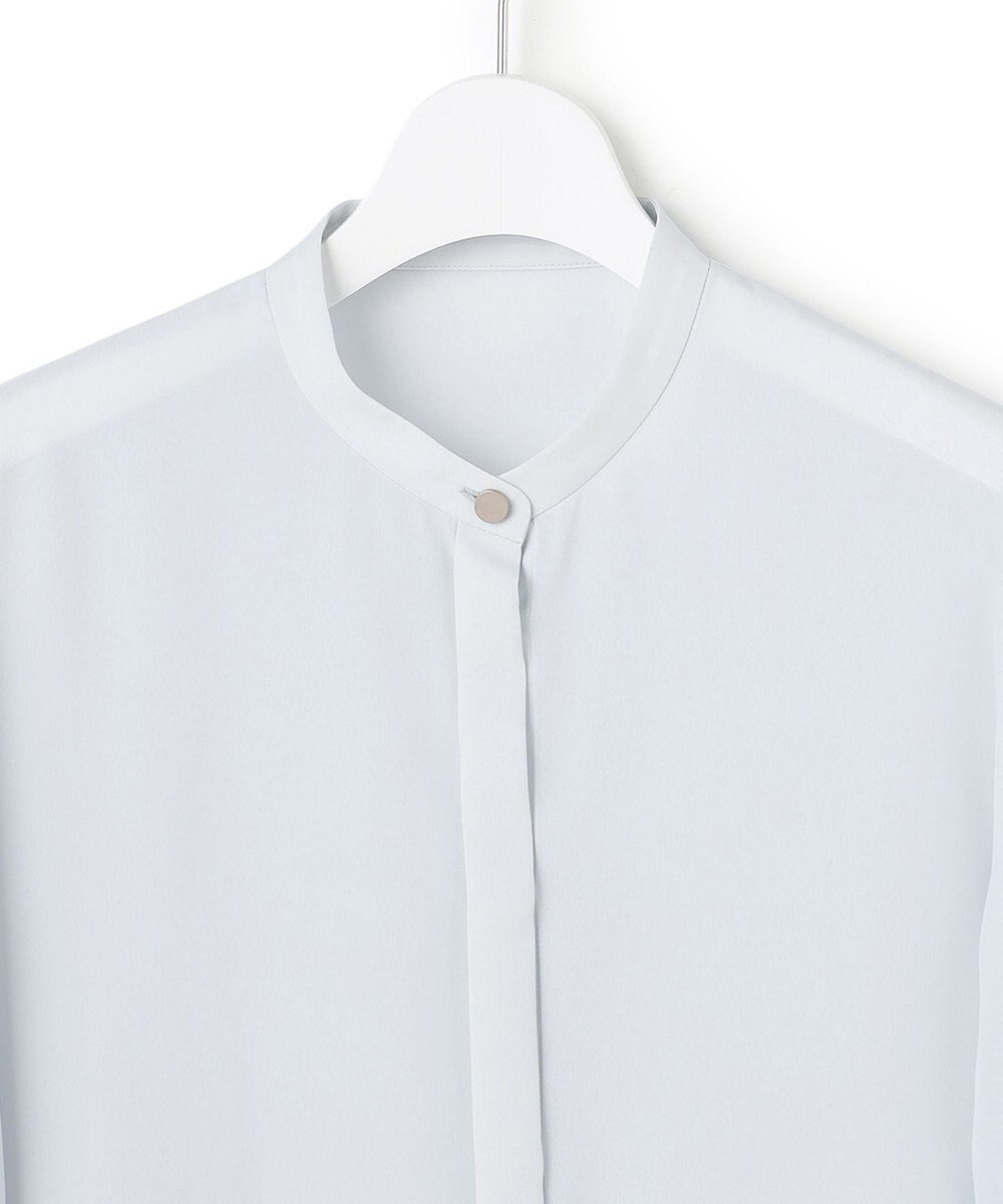 ICB L 【先行予約】 オーガンコンビシャーティング シアーレイヤードスリーブブラウス 