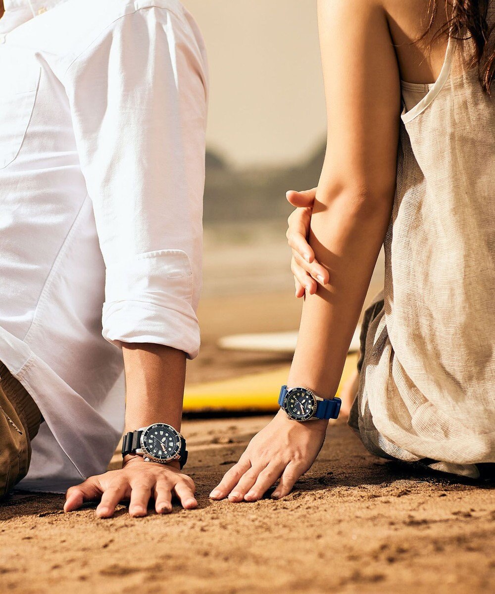 CITIZEN 【人気のボーイズサイズダイバー】電池交換不要の光発電エコ・ドライブ搭載ウオッチ 