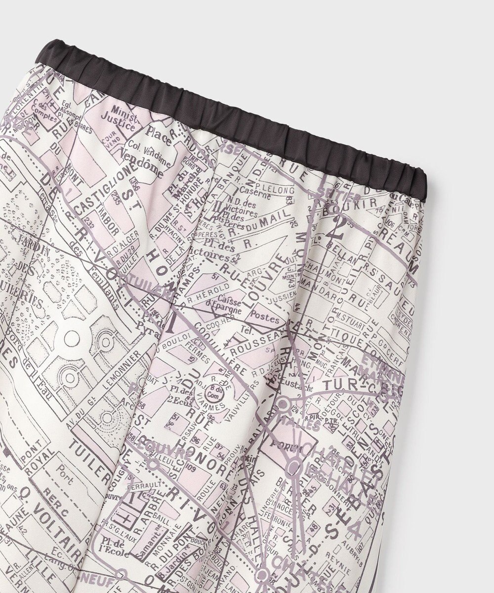 GRACE CONTINENTAL パリスカーフプリントスカート 