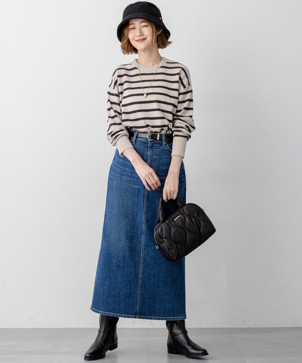 23区 S 【見上愛さん着用/Oggi・STORY掲載】ピュアカシミヤ クルーネック ニット 