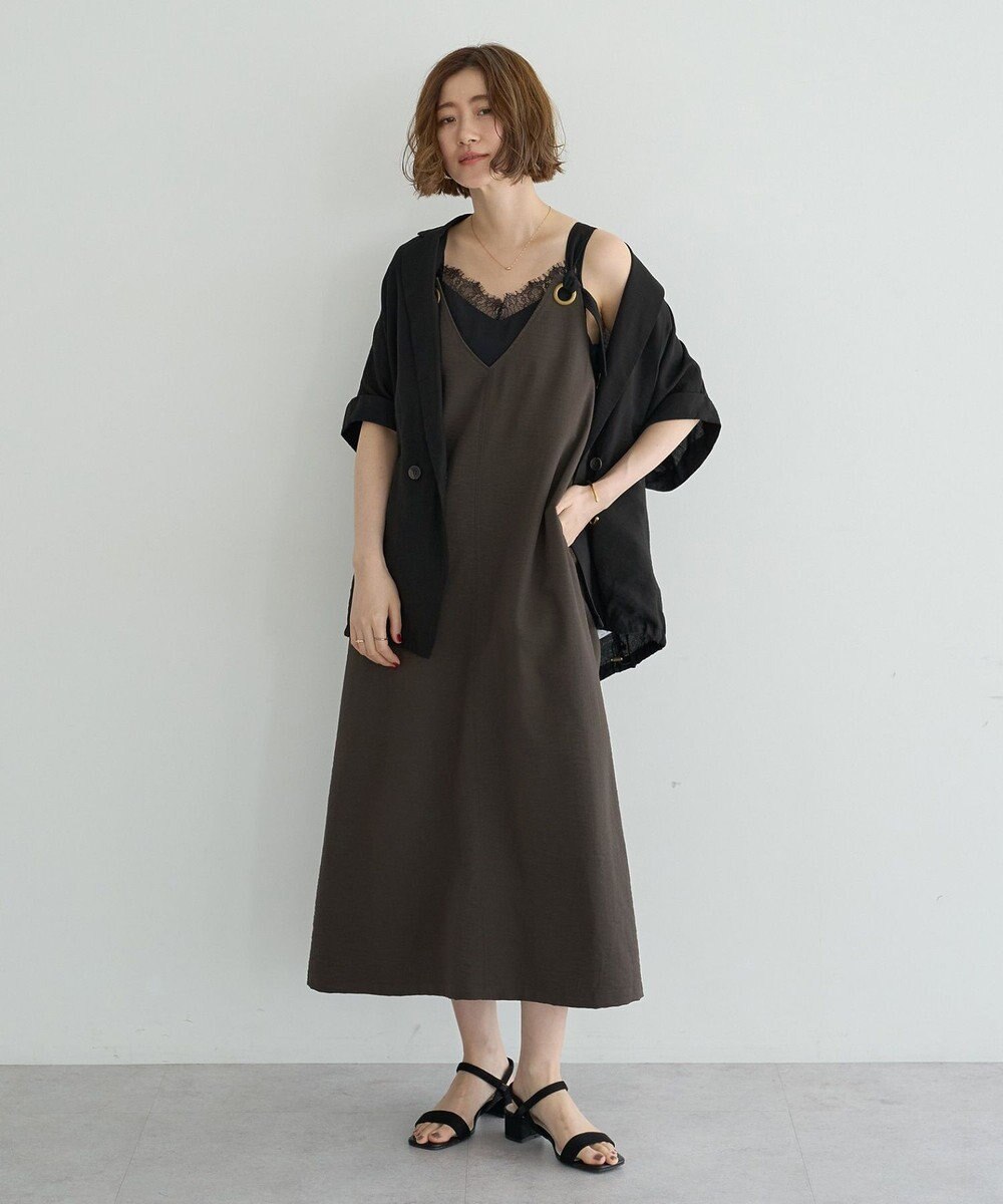 YECCA VECCA ベルトストラップサロペット 