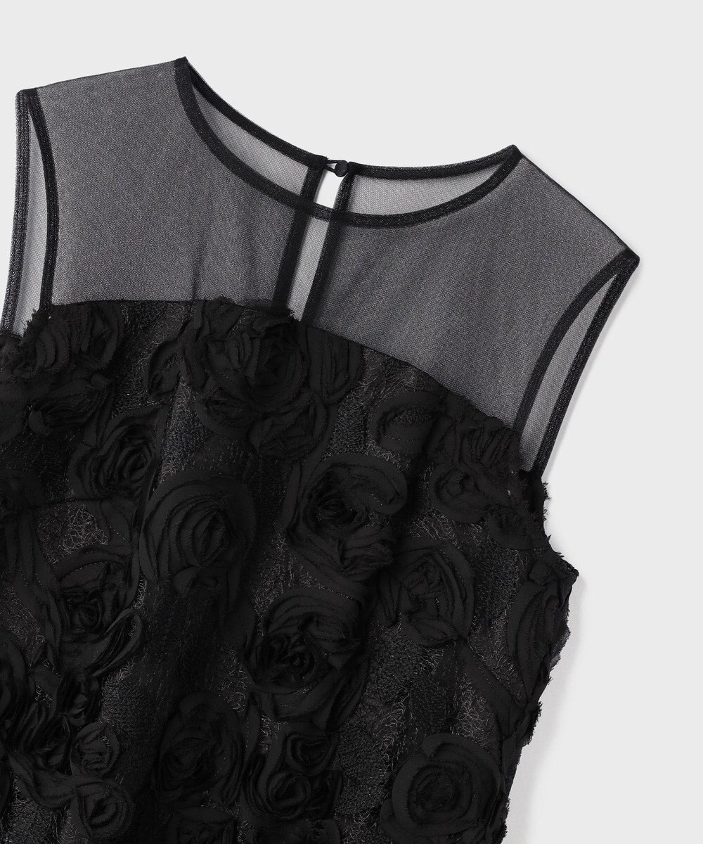 GRACE CONTINENTAL フラワーembドレス 