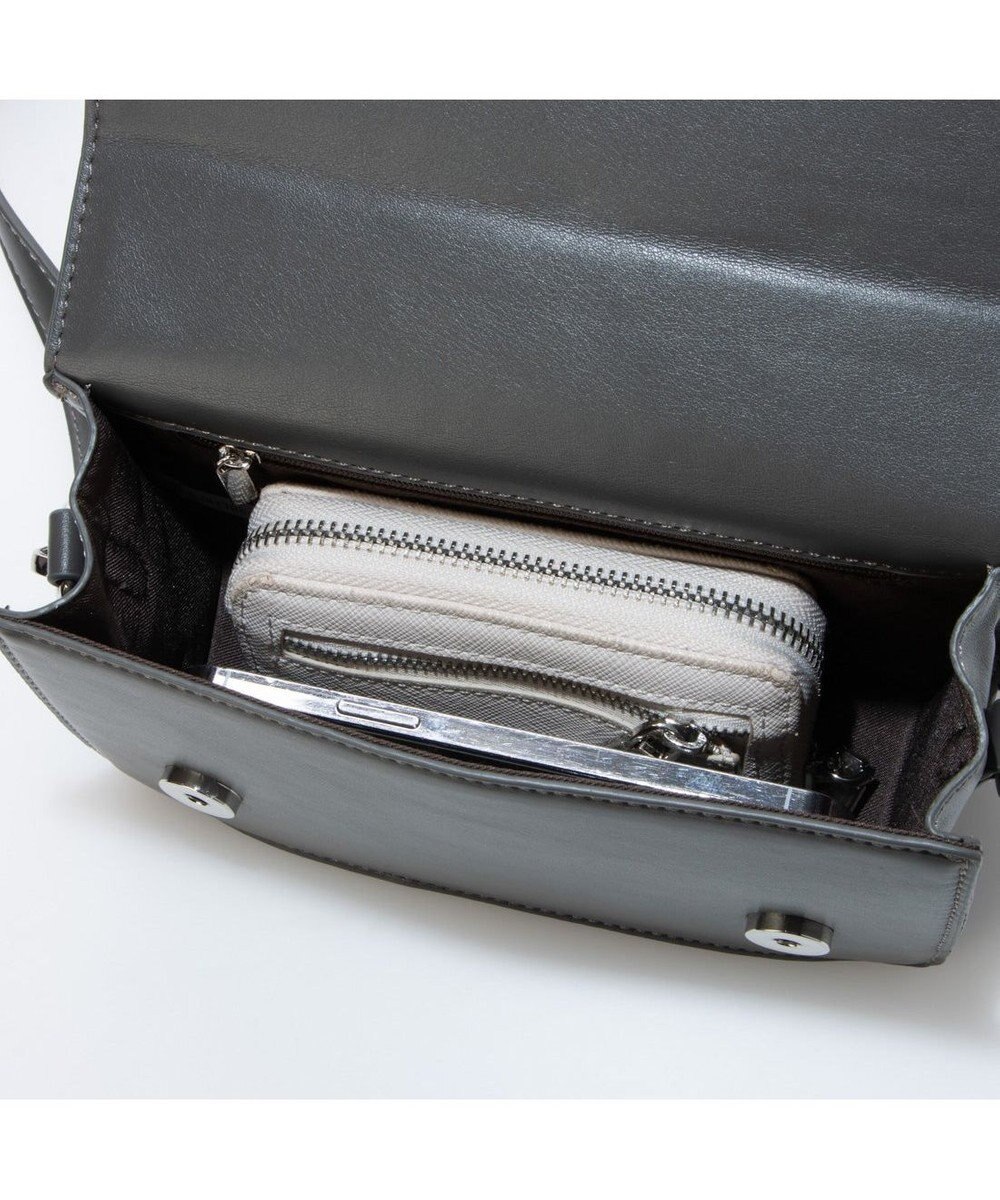 UNBILLION カシュカシュ cachecache / ブロック型押し2wayチェーンショルダー 