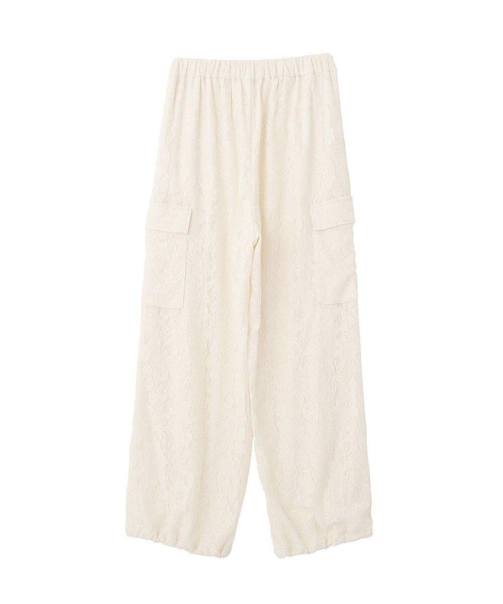 earth music&ecology 総レースカーゴパンツ 