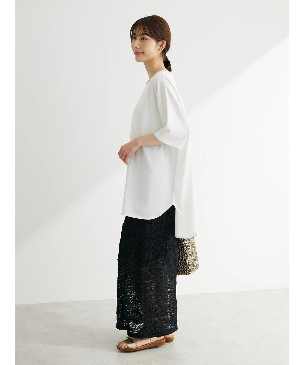 Green Parks 接触冷感バックカシュクールチュニック 