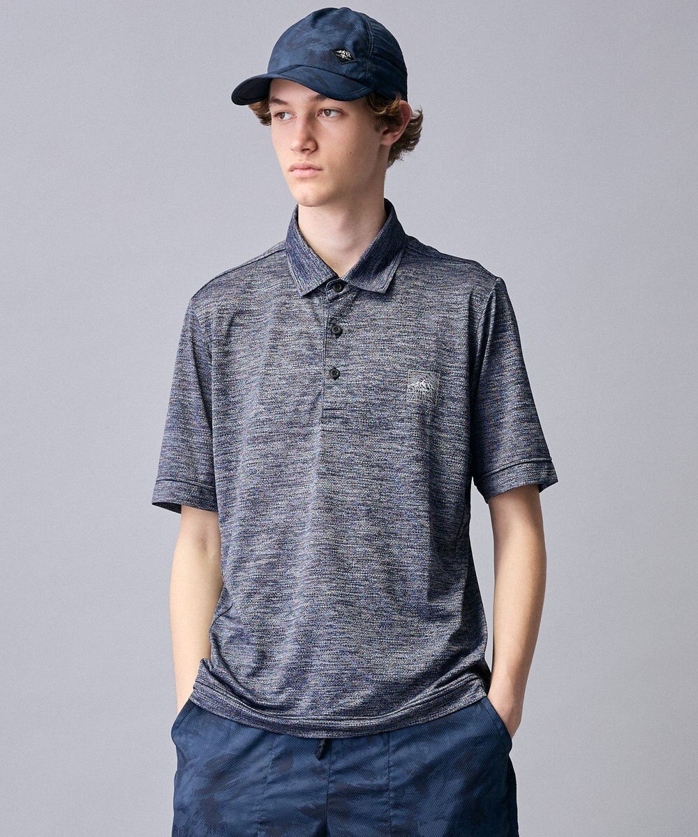 JOSEPH ABBOUD MOUNTAIN 【ゆったり】ドライクールスキンアウトドアポロシャツ 