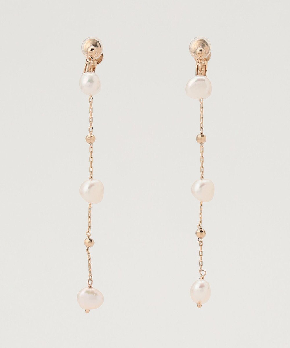 TOCCA PEARL STATION EARRINGS 淡水バロックパール イヤリング 