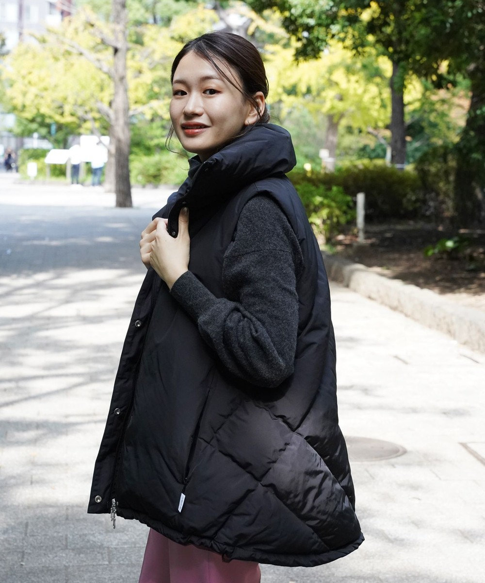 ダウンベスト (日本製/高品質ダウン】STAND COLLAR DOWN VEST ダウンベスト (日本製/高品質ダウン】STAND COLLAR DOWN VEST