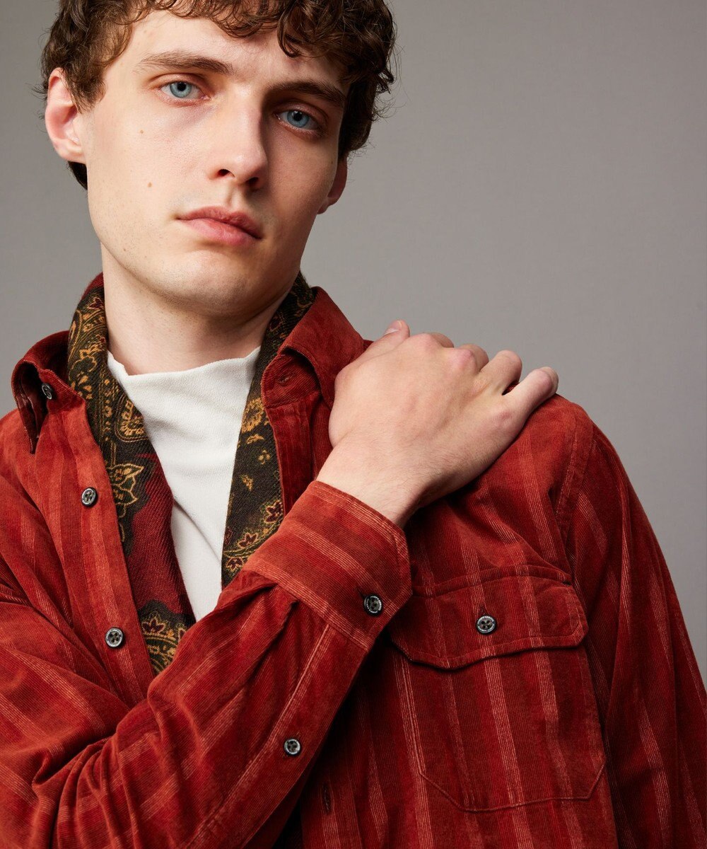 JOSEPH ABBOUD 【イタリア製・ Holliday&Brown】ビックペイズリー ストール 