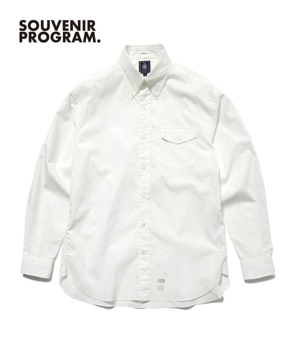 J.PRESS MEN 【J.PRESS ORIGINALS】【UNISEX】Cotton Broad Cloth Shirt / B.D. / Baggy-Fit 