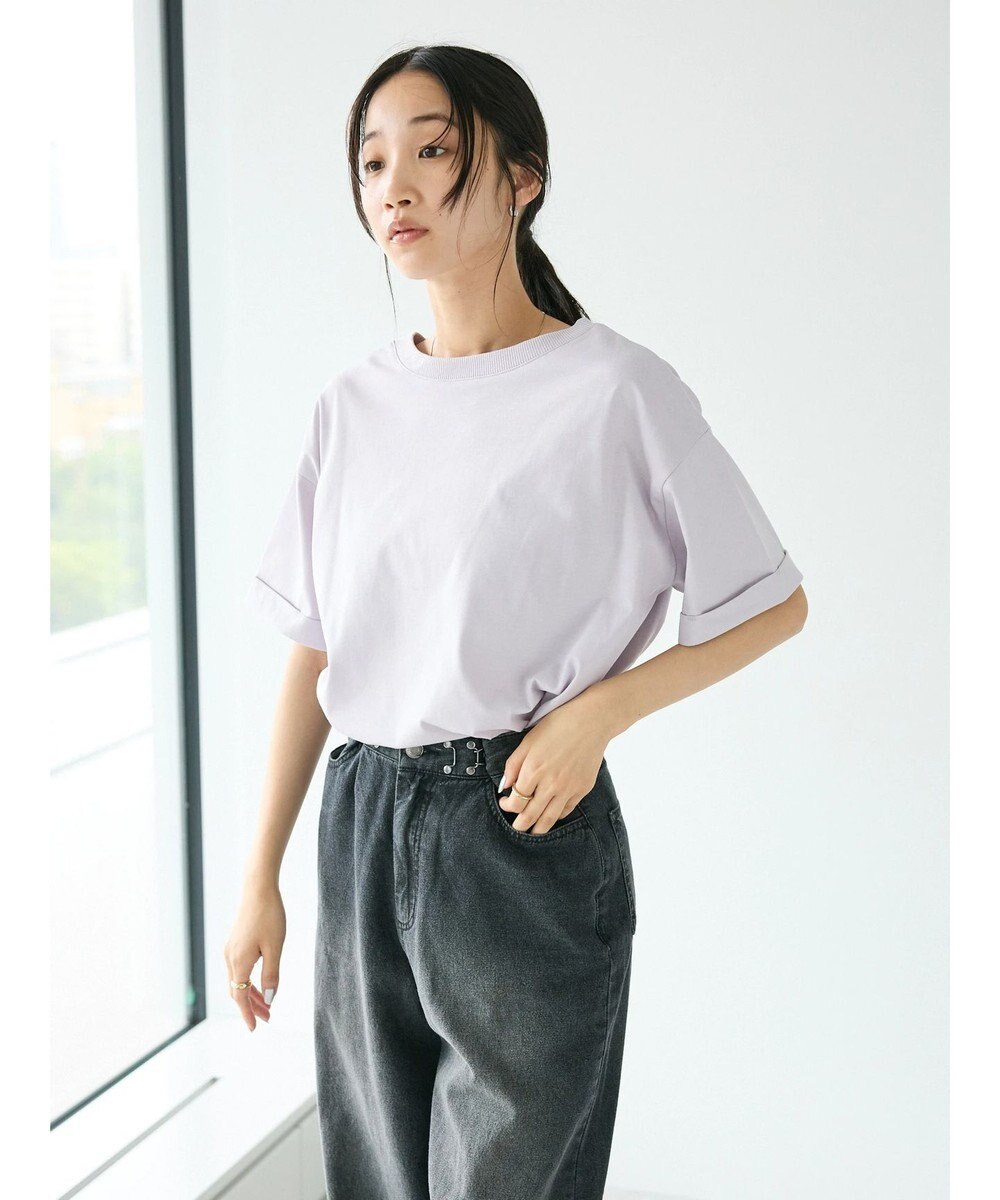 CRAFT STANDARD BOUTIQUE 接触冷感/抗菌防臭/ 前後2WAY半袖スクエアネックTee 