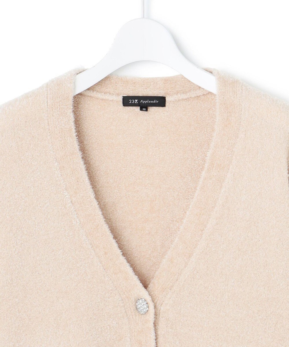23区 【APPLAUDIR】ファンシーボレロ ビジューボタン Vネックカーディガン 