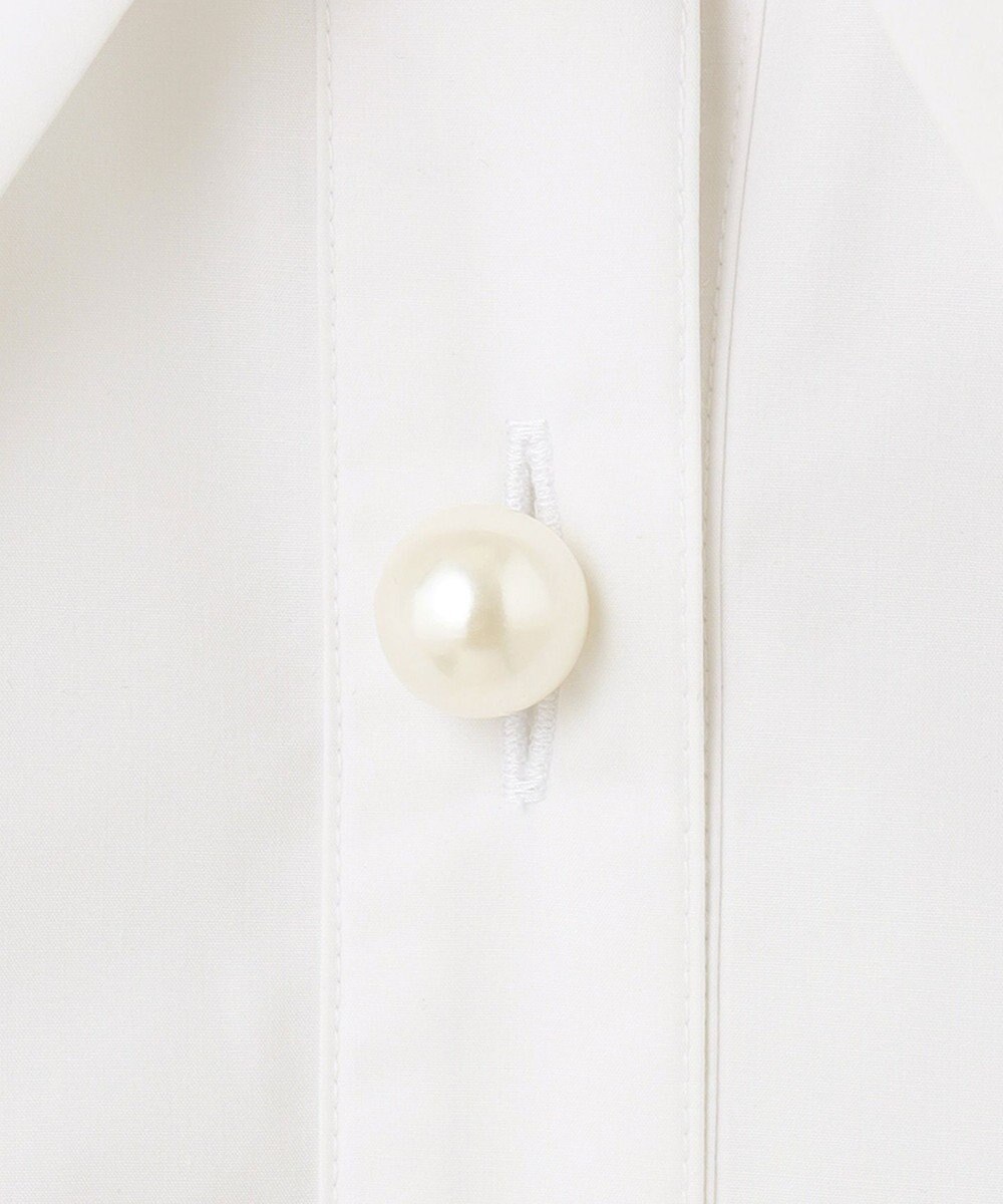 #Newans 【セレモニーにも】下から着られちゃう！尖り襟パフスリーブブラウス 