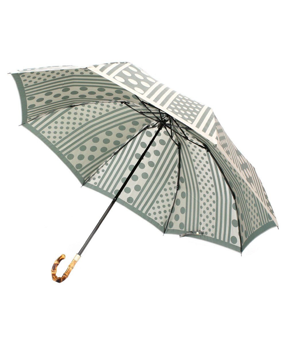 新品 フルラ 折りたたみ傘 日傘 晴雨兼用 グリーン - 小物