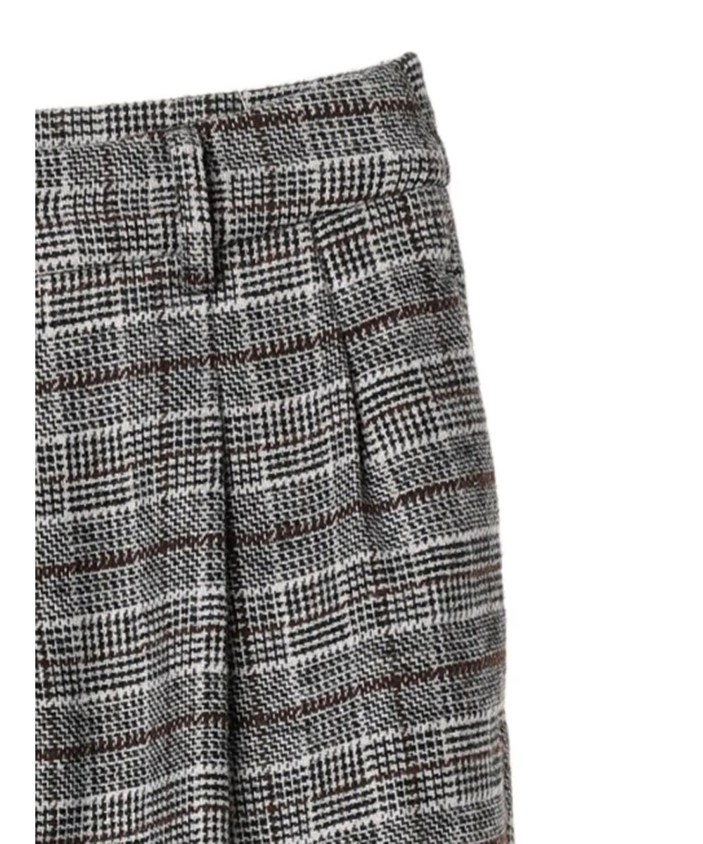 AMERICAN HOLIC ツイードタックワイドパンツ 