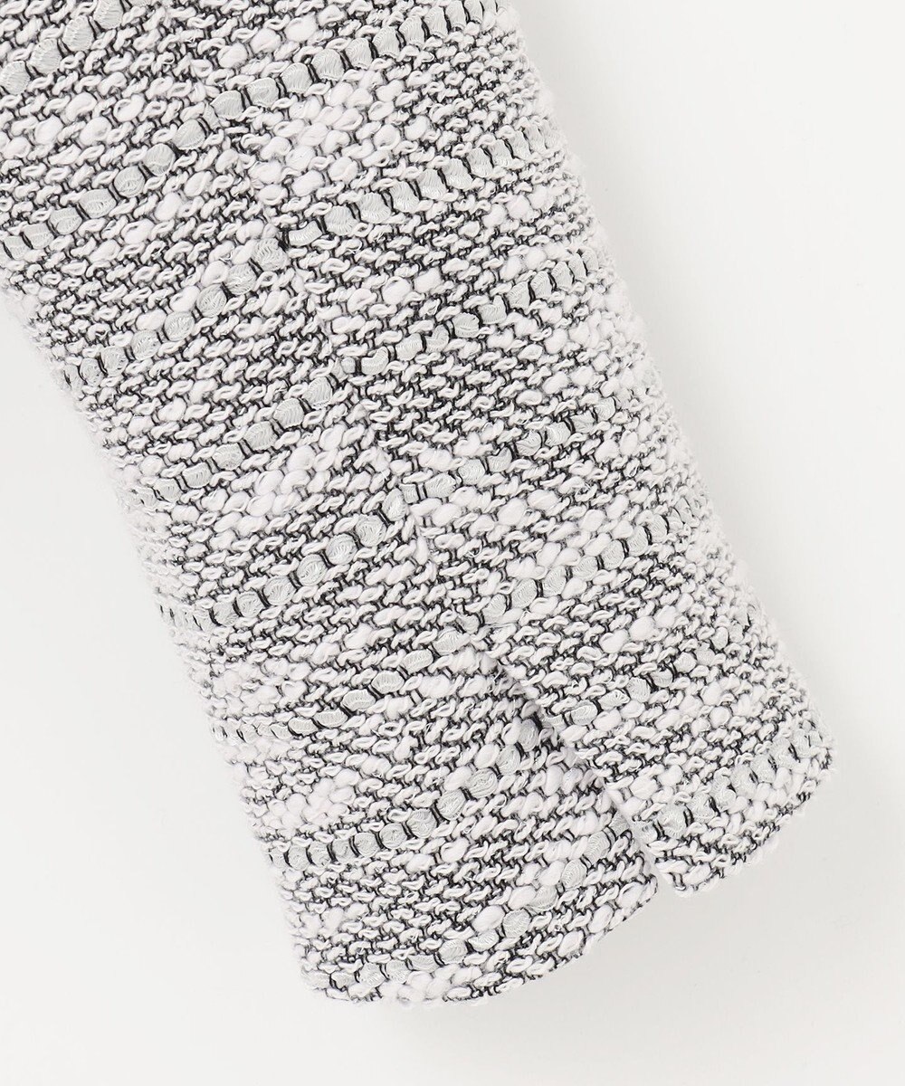 自由区 S カラミツイードノーカラー ジャケット 